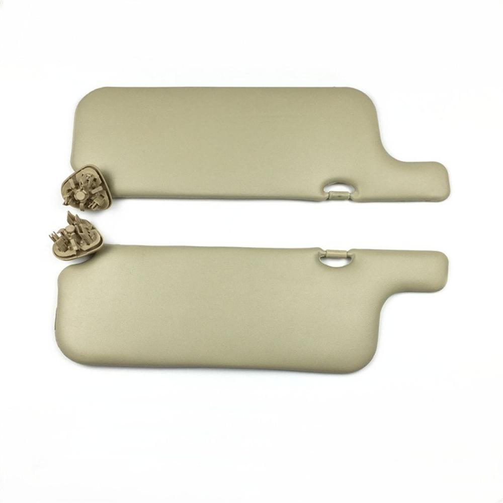 For Toyota Corolla Car Sun Visor Left Right 2001-2007 Makeup Mirror Beige