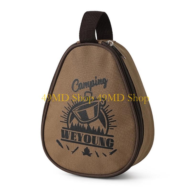 49MD Convenient Outdoor Cup Storage Bag with Handle Zipper Spacious Travel