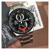 Casio EDIFICE series chronograph watch world time display quartz movement stainless steel strap Japanese and Korean watch men's watch EFR-542DB-1A