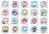 Sanrio Characters Square Magnet Collection Box Gum, 16-Pack (Candy Toy)