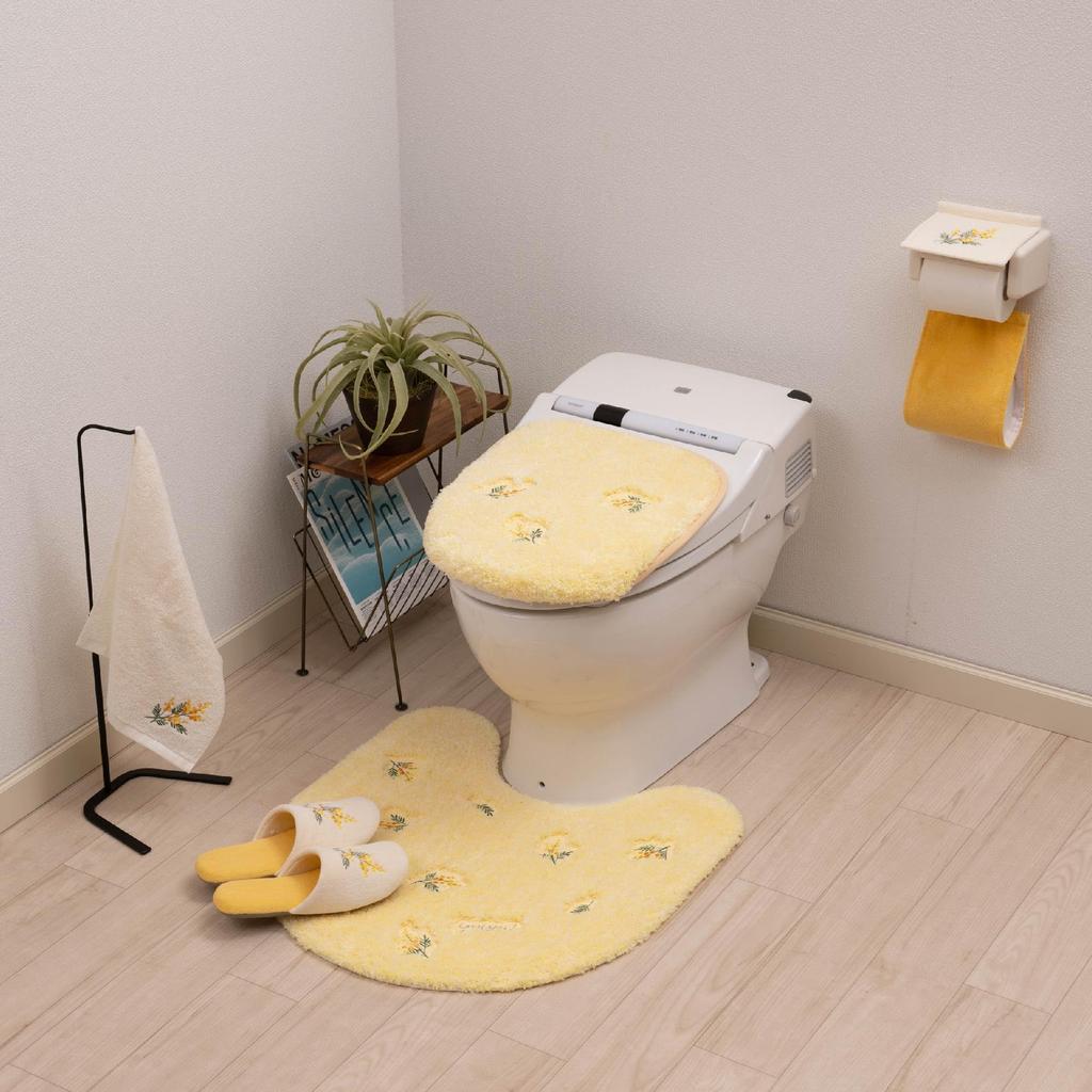 Senko Mimosa Toilet 63789 S.D.S Slippers, Yellow,