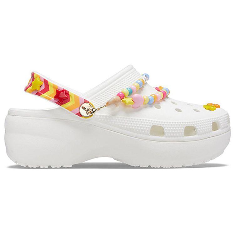 Crocs Classic Thick Sole Sport Sandals Women Sandals White 206984-94S
