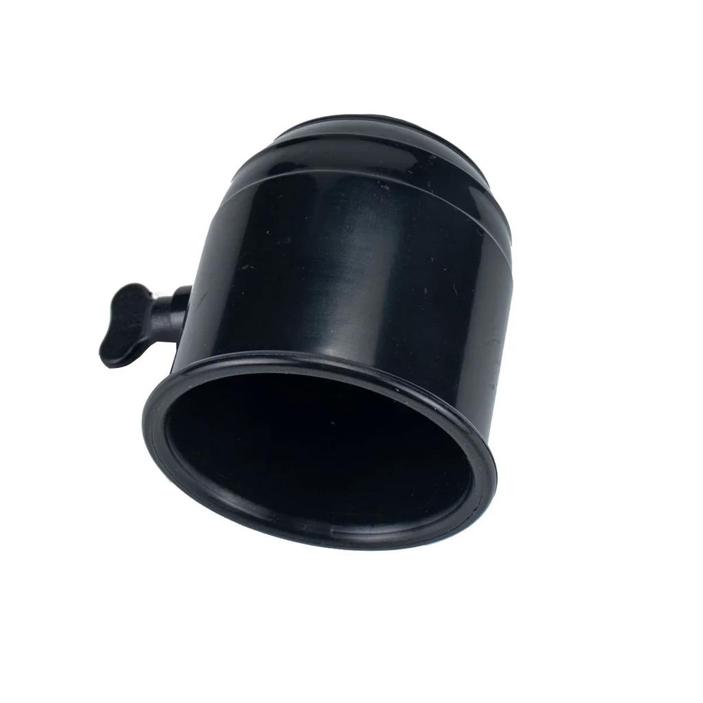 Auto Anhängerkupplung Abdeckung Mit Schraube 1 stücke Kunststoff Protector Semi Anhänger 50mm Schwarz/Silber Caravan Hitch Zubehör