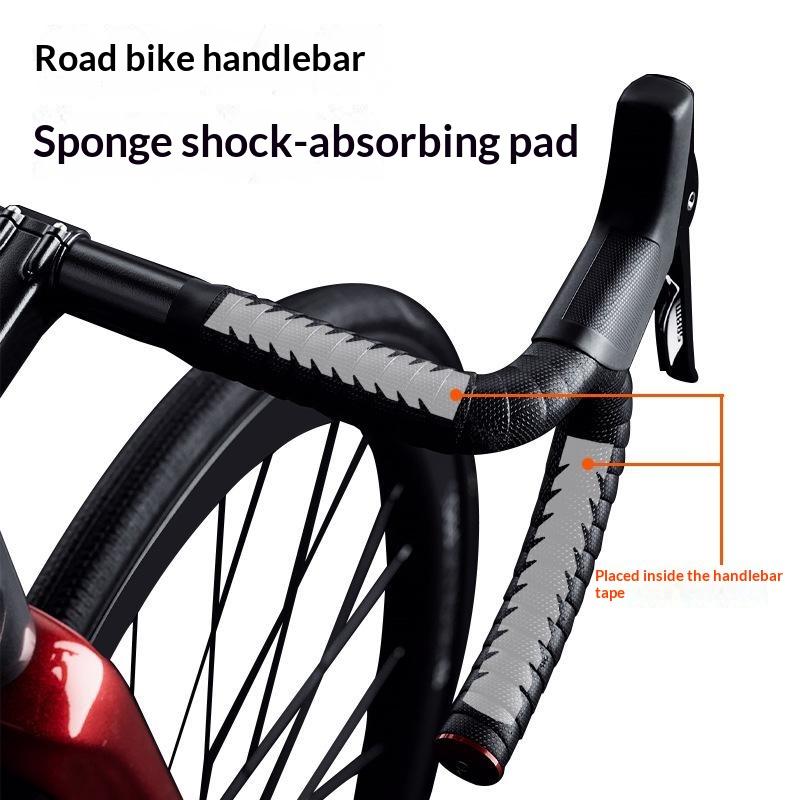 4Pcs Road Bike Handlebar Tape Anti Shock Absorption High-Elasticity Eva Pad Insert Bar Tapes Bicycle Accessories Cycling Parts
