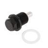 M14 X 1.5 Aluminum Magnetic Oil Drain Plug Fit for Honda/Ford/Hyundai with Crush Washer Gasket Universal Magnetic Oil Drain Plu Oil Drain Plugs 3