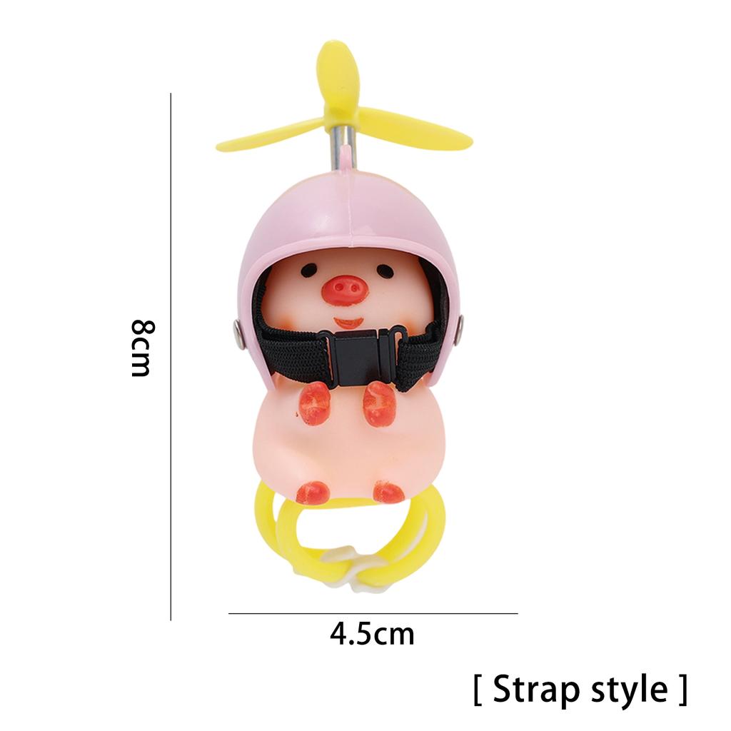 Cute Pig Toy Decor Helmet Decal for Car Motorcycle Decoration Wearing Helmet Car Styling Ornaments Bike Motor Driving Decor