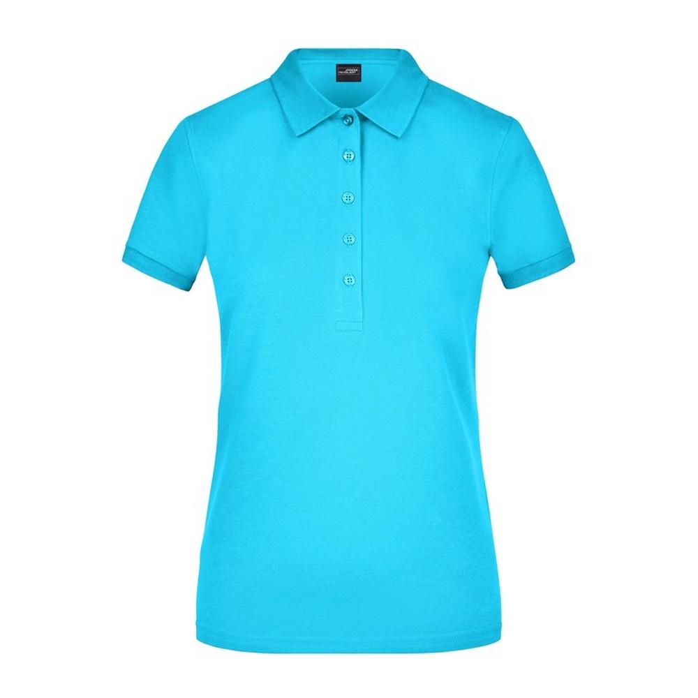 James and Nicholson Womens/Ladies Pique Elasticated Polo Shirt