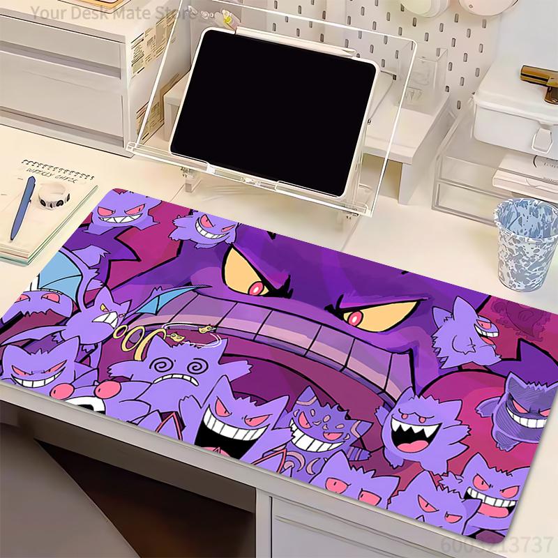 Mouse Pad Mini Pc P-Pokemon Gengar Gamer Notebook Games MousePad HD Print Keyboard Pad Large Mousepad Mouse Mat Gaming Desk Mat