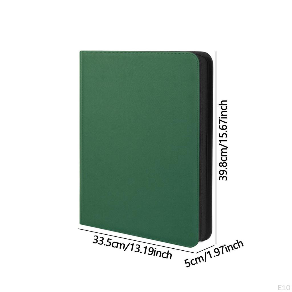 Trading Card Binder Album 9 Pocket Carry Case 252 Cards Protection Cover Collection for