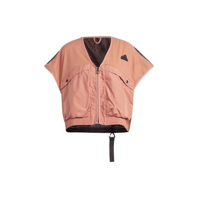 City Escape Premium Γιλέκο Color Block Λογότυπο Αθλητικό Casual Κοντό Γιλέκο Ανδρικό Γιλέκα Rock-Brown IA0014