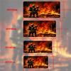 Fire Bigness XXL Mousepad Keyboard Gaming Mouse Mats Office Computer PC Desk Mat Extended Pad Gaming Mats Setup Desk Interior