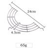 1PC Stainless Steel Semicircle Heat Insulation Steam Rack Drain Oil Filter Rack Kitchen Gadgets