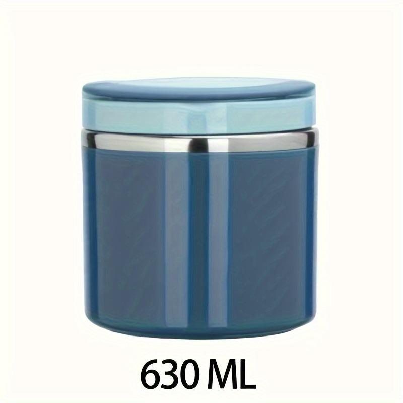 

Stainless Steel Insulated Food Jar, Large Capacity Lunch Box for Soup Breakfast, Perfect for School Office, Reusable & Leakproof синий