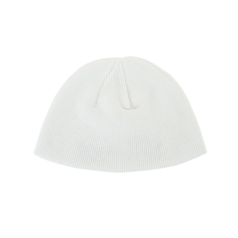 NICK&NICOLE BLINK LOGO LETTERING BEANIE_IVORY