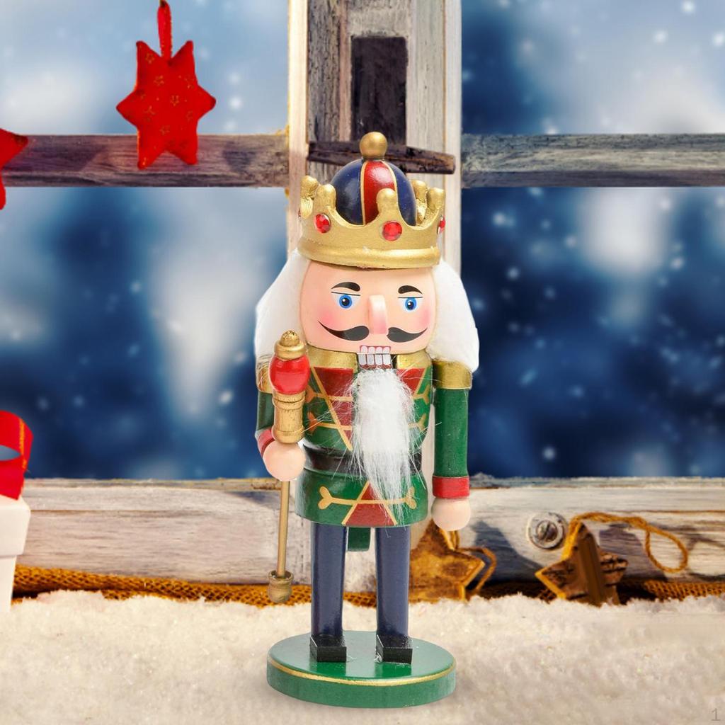 Nutcracker Figurine for Party Festive Bookcase Desktop Decorative