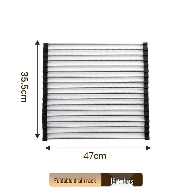Ruhan Foldable Silicone Dish Drying Rack