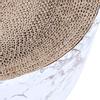 Pet Round Scratcher Bowl Corrugated Paper Cat Sleeping Nest Toys Marble Type