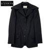 204602296 Black Sailor Collar Tailored Jacket Jacket 42 blackUsed