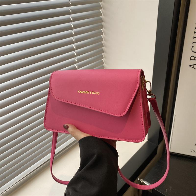 Spring and Summer New Simple Casual Versatile Daily Commute High Value Fresh Shoulder Crossbody Small Square Bag