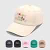 Adjustable Embroidered Baseball Cap Summer Sunshade Cap Ins Letter Baseball Hat  Female