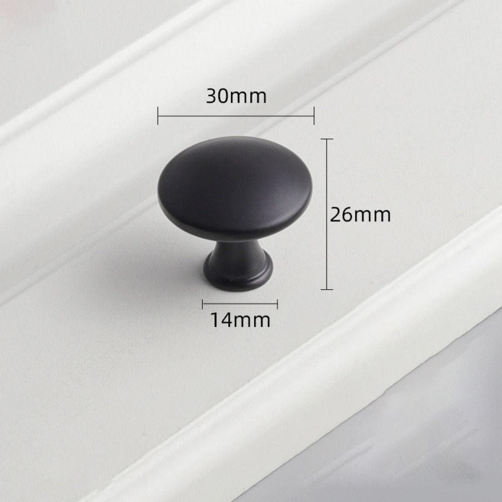

Single Hole Kitchen Cabinet Knobs Multiple Colors Minimalism Drawer Pull Handles Wear-resisting Zinc Alloy Wardrobe Handles