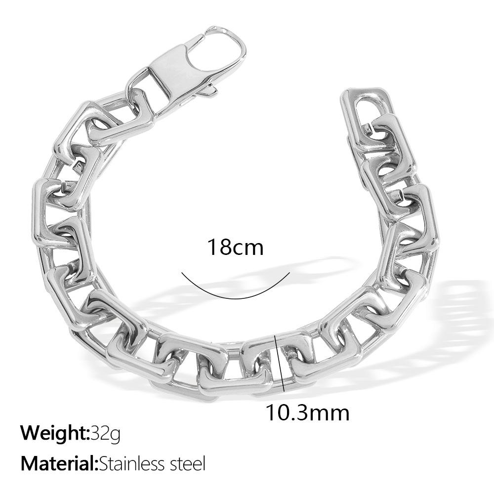 

European and American New Necklace Bracelet Exaggerated Design Style Plated 18k Gold Jewelry 2026