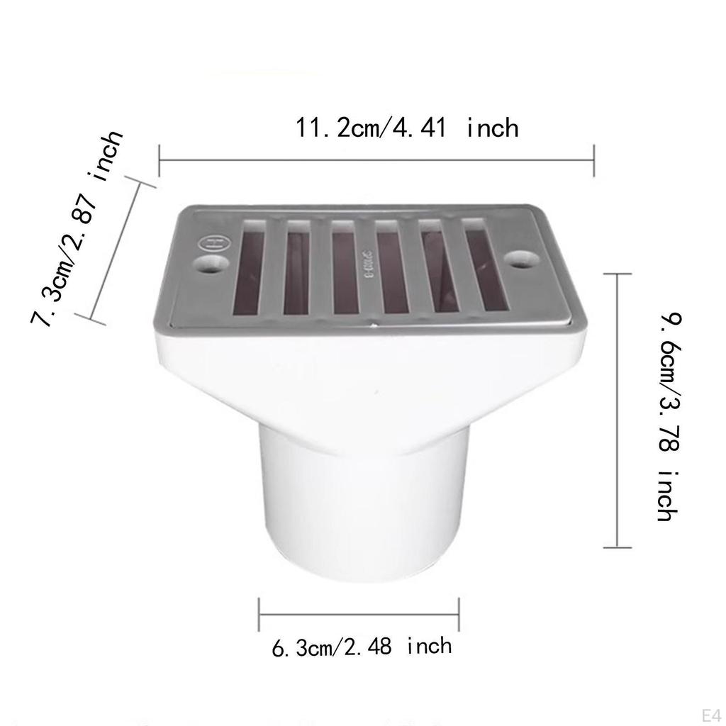 Floor Drain Cover Part Equipment PP Underground Pool Water Outlet for