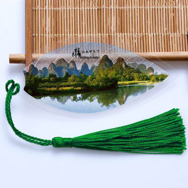 Chinese Landscape Bookmark: Guilin Scenery & Jiangnan Water Town Souvenir Gift
