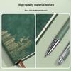 Chinese Style Soft Leather A5 Notebook - High-Quality Diary and Office Meeting Minutes Book