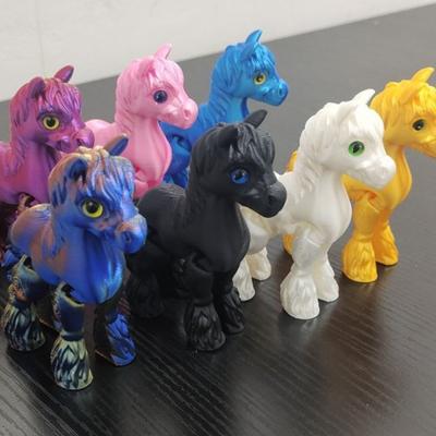 3D Printed Horse Fidget Toy Pony Figurine with Movable Joints Educational Animal Statue Model Desktop Decoration Ornament