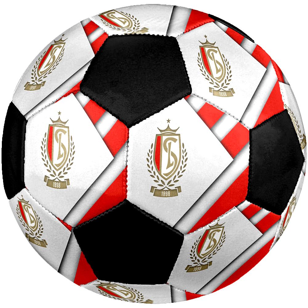 SIZE 5 Standard Liège Soccer Ball Colorful All Ages Machine Stitched PVC Competition Ready Durable High-Bounce