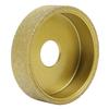 Diamond Grinding Wheel 3 Inch Dry Wet Vacuum Brazed Round Edges Diamond Grinding Wheel for Tile Quartz Marble Granite