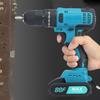 21V Electric Drill Cordless Powerful Multifunction Variable Speed Impact Driver with 27Pcs Accessories