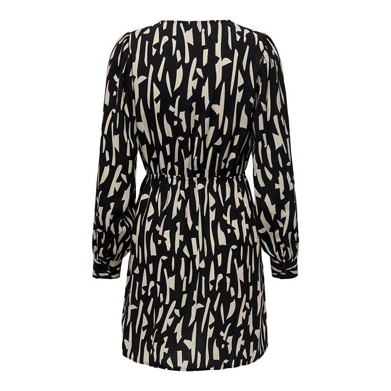 Robe manches longues Divya col en V regular fit Femme JDY