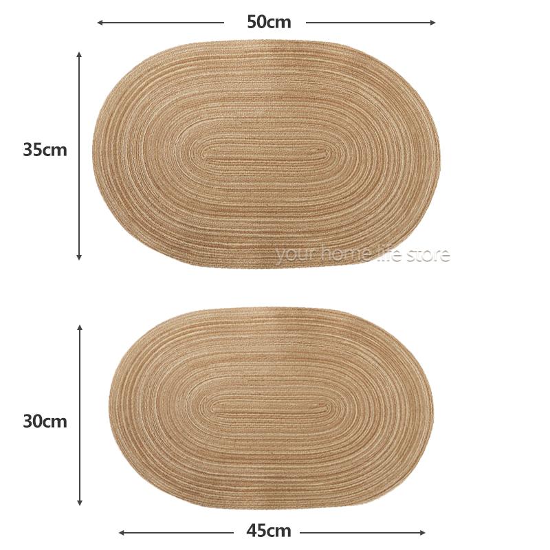 Placemats Set of 4,Heat Resistant pad,Place Mat Washable Table Mats for Kitchen Dining Table Mixed Color Non-Slip Place Mats