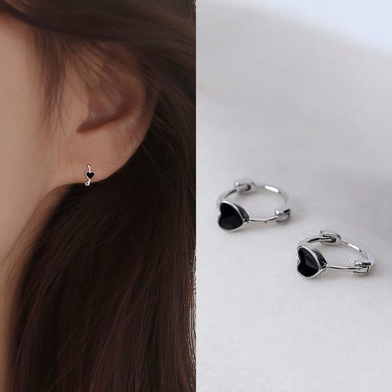 2023 Japanese-Korean Fashion: 925 Pure Silver Smooth Circle Earrings