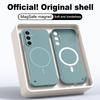 Frameless Magnetic Case For Samsung Galaxy A56 A16 A55 A15 A35 A05 A54 A34 A24 A14 A04 A04S A04E For Magsafe Hard PC Back Cover