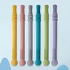 Massaggiagengive per bambini Design cavo Anti-deformato Sicuro Inodore Comodo Resistente al calore Ultra-morbido Facile da impugnare Antiscivolo Giocattolo per la dentizione dei neonati Uso domestico