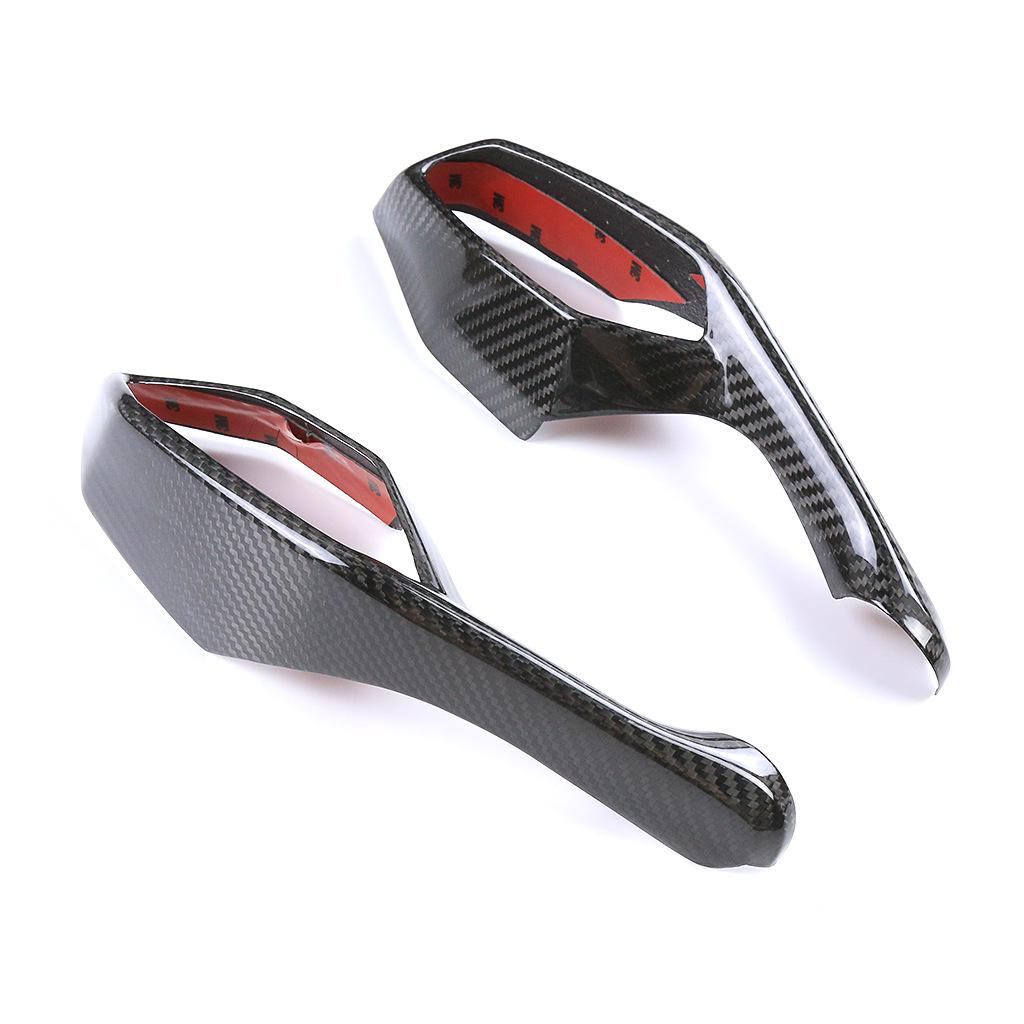 Carbon Fiber Mirror Covers for Yamaha R1 Motorcycle