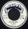 7inch Record EARL SIXTEEN  Love Me Baby TWDV502 Dove UK Reggae Ska  Dub Used