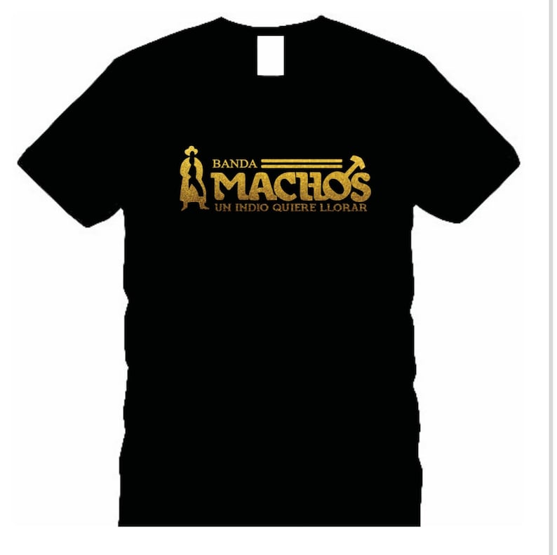 Vintage Style Banda Machos Tshirt Un Indio Quiere Llorar Wrestling Graphic Sport Unisex T Shirts Summer Camiseta Y2k Clothes
