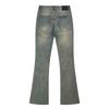 LOSTSHDWS Men's and Women's Spring and Autumn Flared Elastic Jeans Couple Jeans