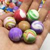 10 szt. Różne kolory 25/30 mm Gumowe Piłeczki Odbijające do Automatu z Piłeczkami