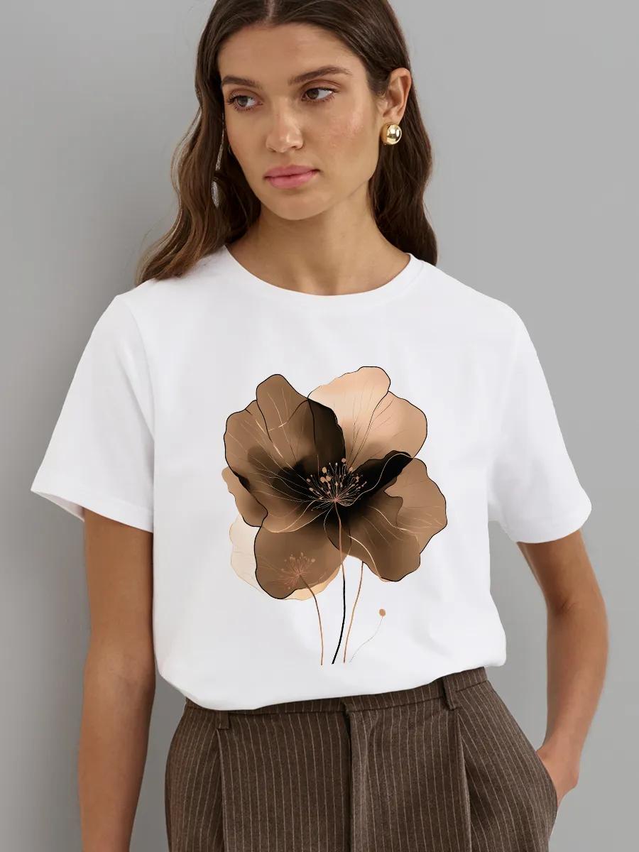 Glowing oversized T-shirt with heart 3XL