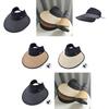 Polyester Sun Hat For Women Summer Outdoor Sun Protection Lightweight Breathable Sunshade Hat