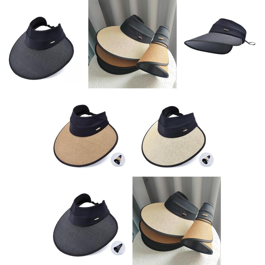 Polyester Sun Hat For Women Summer Outdoor Sun Protection Lightweight Breathable Sunshade Hat