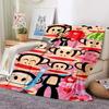 P-Paul Frank Flanell Wohnzimmer, Schlafzimmer, Schlafsofa, Picknick für Kinder, Wärme, Komfort, tragbare Decke, Geburtstagsgeschenk r2