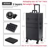 Portable Eyelash Nail Art and Tattoo Embroidery Toolbox Multi-layer Trolley Box Large Capacity Cosmetic Case Trolley