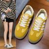 Thick-soled German Training Shoes Women's Spring and Summer 2025 New Mesh Breathable Little White Shoes Super Fire Versatile Casual Sports Shoes