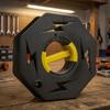 Portable Manual Cable Reel Compact Empty Storage with Carry Handle for Workshops, Job